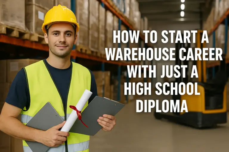 How to Start a Warehouse Career with Just a High School Diploma