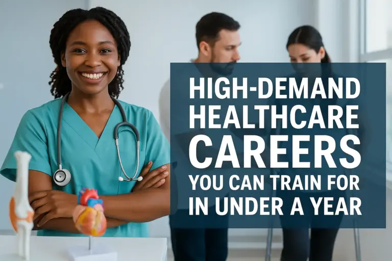 High-Demand Healthcare Careers You Can Train for in Under a Year