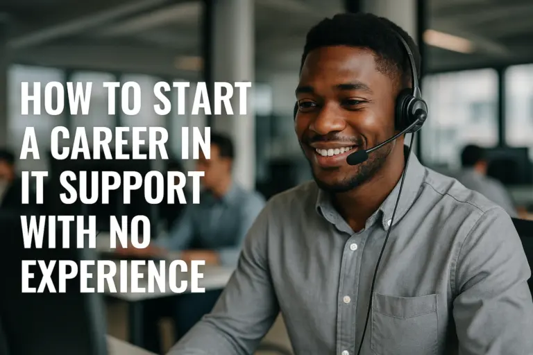 How to Start a Career in IT Support with No Experience