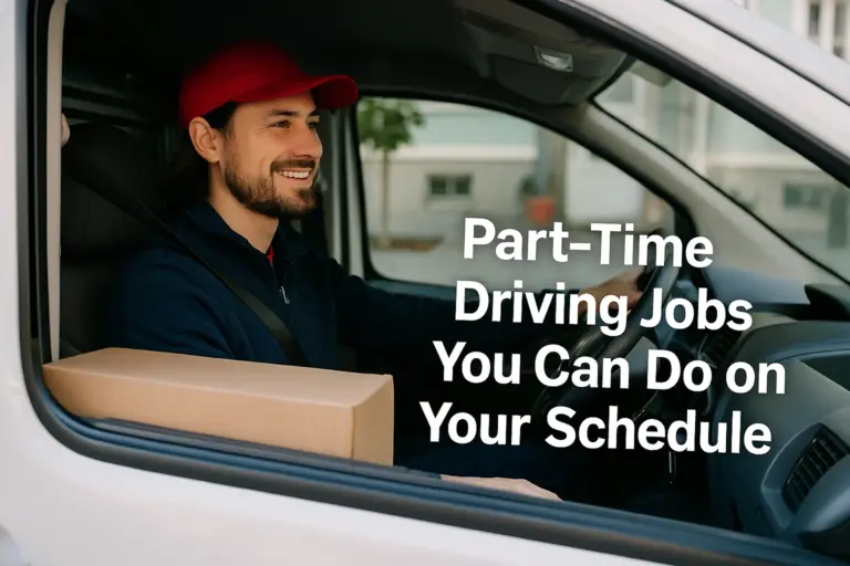 Part-Time Driving Jobs You Can Do on Your Schedule