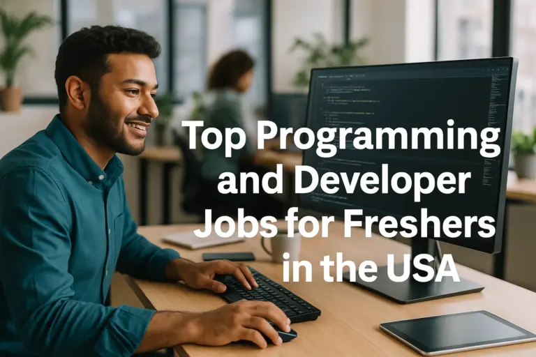 Top Programming and Developer Jobs for Freshers in the USA