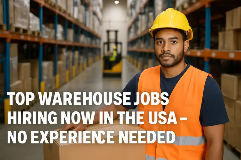 Top Warehouse Jobs Hiring Now in the USA – No Experience Needed